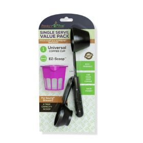 Perfect Pod Universal Reusable K-Cup® Coffee Filter & EZ-Scoop Value Pack – Compatible with Keurig 1.0, 2.0, K-Supreme, K-Mini, More