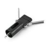 Winged Corkscrew with Chrome Plated Finish – Soft Grip, Black, Dishwasher Safe, Durable Cast Construction